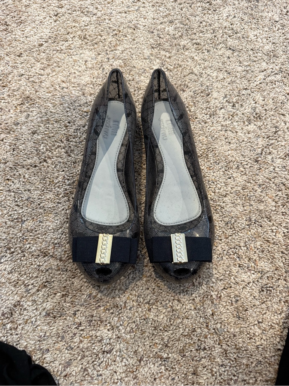 Sz 8 Melissa & Jason Wu Women's Jelly Ballet Flats with Decorative Bow